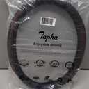 Microfiber Leather 15" Universal Fit Car Steering Wheel Cover, Elastic Nonslip Breathable and Odorless, Black & Brown