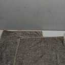 Spring Decorative Throw Pillow Covers 18x18 Set of 2 Square Linen Farmhouse Pillow Covers with Stitched Edge Outdoor Neutral Pillow Covers for Couch Sofa Living Room, Chocolate