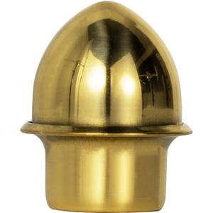 FRF FLAG Gold Brass Acorn End Cap Flag Pole Topper Finial (Fits 1 Inch FlagPole)