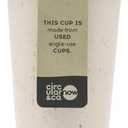 Circular Now Cup - 12oz/340ml Reusable Coffee Cup Made from Recycled Single Use Cups. (Cream & Cosmic Black)