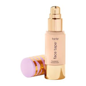 tarte face tape foundation  Full-Coverage 12hr Waterproof Makeup, Hydrating & Smoothing with a Natural Matte Finish for Transfer-Proof Comfortable Long-Wear Foundation, Vegan & Cruelty-Free