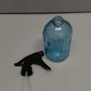 Glass Handheld Spray Bottle - 12oz Refillable Bottle Adjustable Nozzle Watering Can for Garden Plants Cleaning Solutions (Blue)