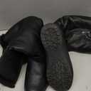 DREAM PAIRS Women's Knee High Boots Thick Faux Fur Lined Winter Snow Warm Boots with Zipper (8, Black)