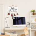 Abuela Gifts Picture Frame Photo Holder for Wall, Birthday Gifts for Nana Grandma, Thank You Grandmother Gift from Grandchildren Grandkids Hanging Photo Display