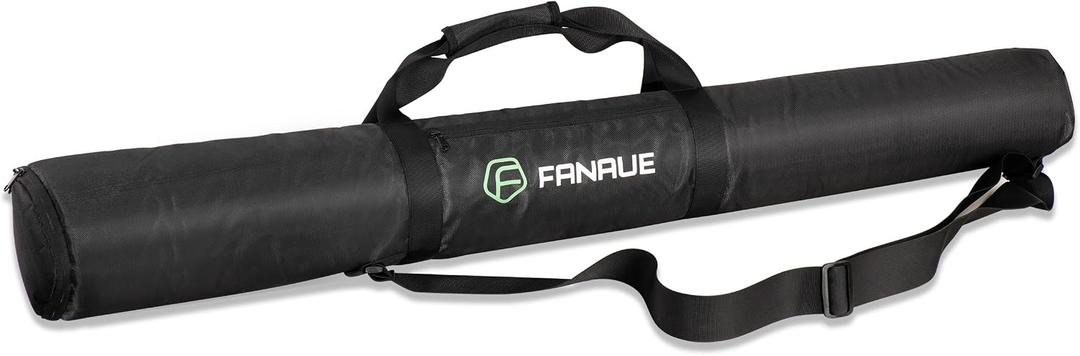Fanaue Tripod Case with Compartments,39.4x9.8x9.8in Heavy Duty Tripod Bag with Shoulder Straps,All Padded Carrying Case for Light Stands,Mic Stands