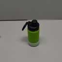 12 oz Water Bottle for Kids Stainless Steel Vacuum Insulated Wide Mouth Sports Water Bottle-Small Metal Water Flask for Girls Boys, BPA-Free(Apple Green)