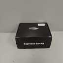 IKAPE 53MM Espresso Tamper Kit 5 IN 1, Wooden Coffee Tamper Set, Coffee Tamper, Distributor, Coffee Base, Puck Screen, Cleaning Towel - Essential for Baristas, Crafted from Durable Walnut Wood (Brown)