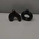 Black Ceramic Vase Set of 3, Small Flower Vases for Pampas Grass, Modern Boho Vase for Decor, Round Black Vases Centerpieces for Wedding Living Room Bedroom Coffee Table Entryway