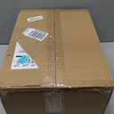 SNSLXH Portable Clear Storage Bins with Lid & Wheels, 24QT Clear Storage Bins with Lid, 4Tier Plastic Bins with Wheels, Stackable, Magnetic Doors, for Bedroom, Living Room, Office