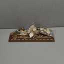 TOARTi Woodland Themed Family Birthday Calendar Wall Hanging(15.7''x7'') with 100 pcs Tags, DIY Rustic Birthday Celebration Reminder Board, Celebration Calendar Tracker Wooden Plaque for Home Office