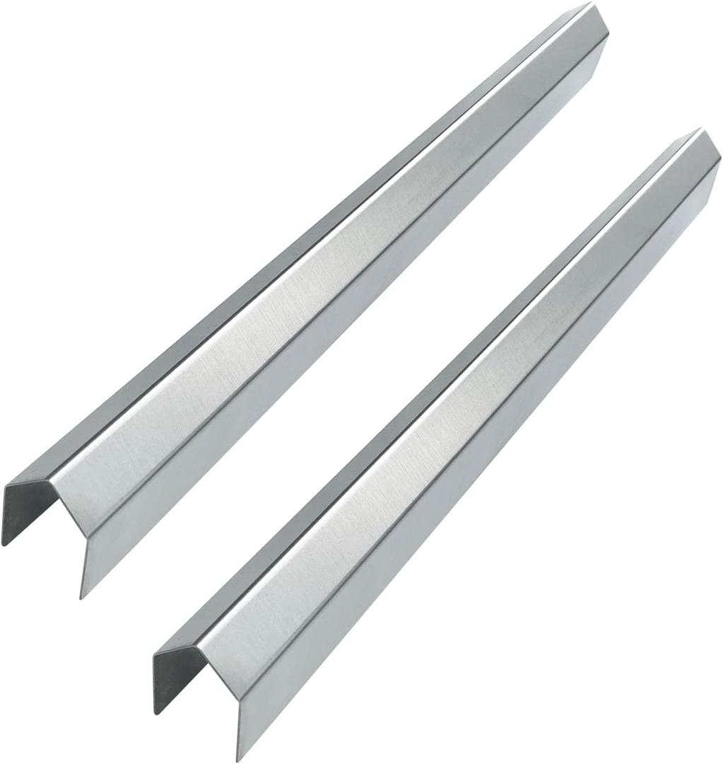 (Pack of 2) Sunrise Kitchen Supply Heavy Duty 20 GaugeStainless Steel Deep Fryer Joining Strip/Connector (23"L x 1 1/2"W) (23" L x 1 1/2" W x 2" H (2))
