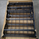 Amazon Basics Bed Frame with Storage, Foldable Metal Platform, Sturdy Steel, No Box Spring Needed, 18 Inches High, Tool-Free Setup, Queen Size, Black