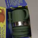 Jumble Dream Baby & Toddler Stainless Steel Sippy Cup Silicon Training Stainless Steel Kids Cups with Straw, Babies Tumbler with Straw No Spill | Sippy Cups for Toddlers 1-3 Years Old (Sage Breeze)