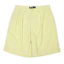 Vintage Polo Ralph Lauren Tyler Shorts Pleated Classic Fit Khaki Yellow, Size 34