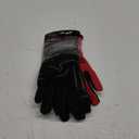 BOSS Men's Task 3-Pack High Performance Synthetic Leather Palm Work Gloves, High Dexterity, Knuckle Padding, Comfort, Abrasion Resistant, Black, Red, Large, (B52021-L3P)