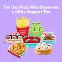 Emotional Support Sushi by Relatable, Cuddly Stuffed Animals and Plushies Set, Small Gifts for Mom, Includes 5 Sushi Plush Toys with Carrying Basket