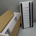 2 Pack Expandable (9"-14") Pull Out Cabinet Organizer 21" Deep With Raising Pad for Framed Cabinets,Upgrade 3 Slide Rails Slide Out Drawers,No Drill Roll Out Shelves Adhesive,White