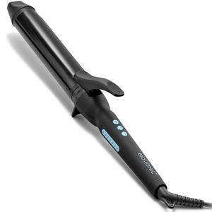 Bio Ionic Long Barrel Styler, Curling Iron with Moisture Heat Technology & NanoIonic MX, Versatile Curling Wand with Adjustable Heat Settings, Hair Curler with Extended Barrel (1.5 Inch, Black)