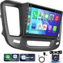 9" Car Stereo w/Carplay Android Auto for Chrysler 200 200C 200S 2015-2019 Double Din Android 13.0 Touch Screen Car Radio Receiver w/WiFi GPS Navigation Bluetooth AHD Backup Camera Mic - 2+32G
