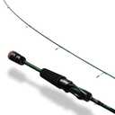 LITTMA Whisper 6'6" Ultralight Spinning Rod for Trout, Fast Action 2-Piece | Ultralight spinning rod for trout and panfish on ponds and wider streams, with fast-action finesse control, 1/32–3/16 oz lures and 2–6 lb line