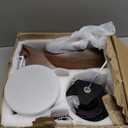 Fanbulous 52 Inch Ceiling Fans with Lights and Remote, 3 Blades Flush Mount Low Profile Ceiling fan, Efficient 3475 CFM, Safe ABS, Timer, Quiet 35dB, 3CCT, Reversible for Bedroom Living Room, Walnut