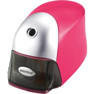 Bostitch Office QuietSharp Executive Heavy Duty Electric Pencil Sharpener for 65% Faster Sharpening and 6X Longer Cutter Life - Colored Pencil Compatible, Pink