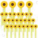 Civaner 24 Pcs Sunflower Mini Bubbles Wands Sunflower Birthday Party Favors for Kids Sunflower Bubbles Toys for Summer Outdoor Baby Shower Wedding Party Supplies Gift Bag Stuffers