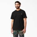 Dickies Men's Big & Tall Heavyweight Crew Neck Short Sleeve Tee Big-Tall (Black, XL)