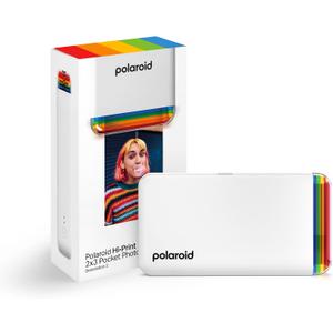 Polaroid Hi-Print - 2nd Generation Bluetooth Connected 2x3 Pocket Photo Dye-Sub Printer - White Printer Only (9128) Polaroid Hi-Print - 2nd Generation Bluetooth Connected 2x3 Pocket Photo Dye-Sub Printer - White Printer Only (9128)