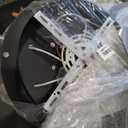 Yfrest Modern Ceiling Fan with Light and Remote, Low Profile Ceiling Fans with Lights, 32 Inch Black Flush Mount Ceiling Fan with 3 Light Color 6 Speeds, Fandelier Ceiling Fans for Kitchen Bedroom 