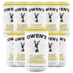 Owens Craft Mixers | Classic Lemonade 10 Pack | Handcrafted in the USA with Premium Ingredients | Vegan & Gluten-Free Soda Mocktail and Cocktail Mixer