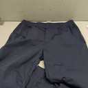 Aolesy Men's Joggers Sweatpants with Zipper Pockets Fleece Athletic Gym Winter Warm Pants for Workout, Running, Golf Navy Blue, Large 