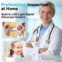 Otoscope Ear Camera with Light, 1.4 Screen 1080P HD Ear Scope, 12 Silicone Specula Tips, Photo & Video Recording, Type-C Rechargeable, Ear Cleaning Camera for Adult Kid and Pet