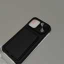 SSLOTSCASE for iPhone 17 Case with 2X Screen Protector, Credit Card Holder & Kickstand & Slide Camera Lens Cover & Camera Stand, Military-Grade Protection Heavy Duty Case Cover for iPhone 17, Black