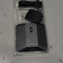 New bee RGB Headphone Stand with 1 USB-C Charging Port and 1 USB Charging Port, Desk Gaming Headset Stand with 7 Light Modes for All Earphone Accessories (Black)