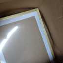 upsimples 13x19 Picture Frame, Display Pictures 11x17 with Mat or 13 x 19 Without, Wall Hanging Poster Frames, Gold, 1 Pack