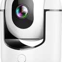 2K Pan/Tilt Security Camera, WiFi Indoor Camera for Home Security with AI Motion Detection, Baby/Pet Camera with Phone App, Color Night Vision, 2-Way Audio, 24/7, Siren, TF/Cloud Storage (White-2.4G)