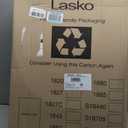 Lasko Oscillating Pedestal Fan - Lasko Fan with Adjustable Height and 3 Cooling Speeds, Portable, 18", White, 1820, 54.5 In. Tall