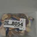 JERLA 100% Mulberry silk Scarf bag scarf Head Hair Ribbon Handbag Handle wrap Tie Bundle Neckerchief Scarf for women (Chain Saddle Brown)