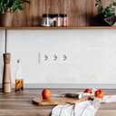 STICKGOO 10 Sheets Thicker Herringbone Peel and Stick Backsplash, 12.69.7 Stick on Wall Tiles, Self Adhesive Tile Sticker for Kitchen Backsplash and Bathroom, Pure White