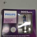 Philips Automotive Lighting 9003 NightGuide Platinum Premium Upgrade Automotive Replacement Headlight Bulb, Fits Select High Beam, Low Beam, and Fog Positions (Pack of 2)