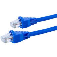 GE Pro 14ft Cat6 Ethernet Internet Cable, Blue