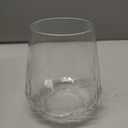 Libbey Hammered Stemless Wine Glasses Set of 8, 17-ounce, Dishwasher-Safe, Chiseled Textured Glassware Set, All Purpose Wine Glasses for Everyday Use