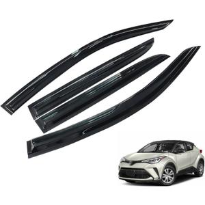 munirater Side Window Visors Deflectors Rain Guard Replacement for 2017-2020 Toyota C-HR CHR