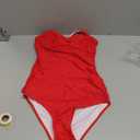 SUUKSESS Women Sexy Twist Push Up Tankini Swimsuit Tummy Control Bathing Suits (Small, 72 Red)