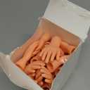 30 Pcs Tiny Finger Hands Mini Rubber Finger Puppets, Miniature Small Hands Ealistic Cute Little Hand Finger for Gifts Puppet Show Prank Gag Performance Party Favors