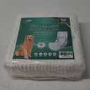 IMMCUTE Dog Diapers Male Large 50 Ct, Disposable Male Dog Wraps with Wetness Indicator, Super Absorbent Puppy Diapers Male, Comfortable Doggie Diapers for Excitable Urination, Incontinence