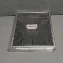 4 Pack Range Hood Filter 97007696 Aluminum Charcoal Combo Compatible with Whirlpool W10355450 Broan Nutone 6105C 41F 413023 41000 46000 11000 4341999 4378581 (8.75 x 10.5) in