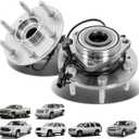 Front Wheel Hub and Bearing Assembly 6-Lug FIT 2007-2014 Escalade Tahoe Suburban Yukon 2007-2013 Silverado Sierra 1500 4WD/AWD Replace 515096 25918329 84356643
