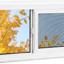 Vinyl Basement Window, Bathroom Sliding Window 32" x 20" White